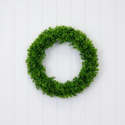 Image showing  20 in. Artificial Boxwood Wreath