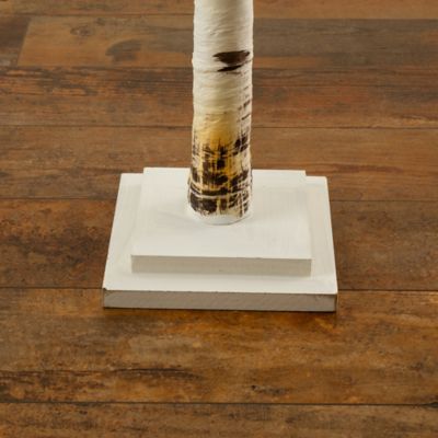 Image showing 5 th Nearly Natural 4 ft. Pre-Lit Artificial Birch Tree with 50 Warm White LED Lights