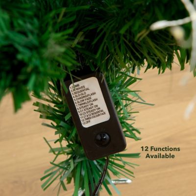 Image showing 5 th Nearly Natural 5 ft. Pre-Lit Fiber Optic Artificial Christmas Tree with 146 Warm White LED Lights