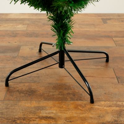 Image showing  6 ft. Pre-Lit Fiber Optic Artificial Christmas Tree with 220 Colorful LED Lights and Remote Control Light Show