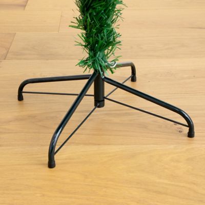 Image showing  6 ft. Pre-Lit Fiber Optic Artificial Pinecone and Berries Christmas Tree with 64 Warm White LED Lights