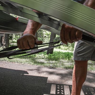 Image showing 8 th Yutrax 1,500 lb. Capacity 90 in. Arched Ramps, High-Strength Extruded Aluminum, ATV/Golf Cart/Riding Lawn Mower Loading, 2-Pack