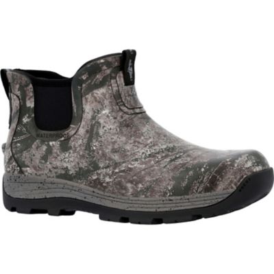 Rocky Men's Stryker Realtree ASPECT Waterproof Neoprene and Rubber Ankle Boots, 5 in., 1-Pair