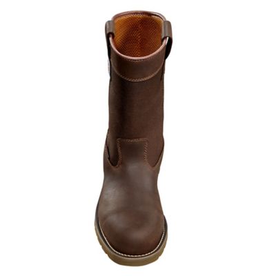 Image showing 3 th Carhartt Men's Waterproof Steel Toe Wellington Wedge Boots, 10 in.