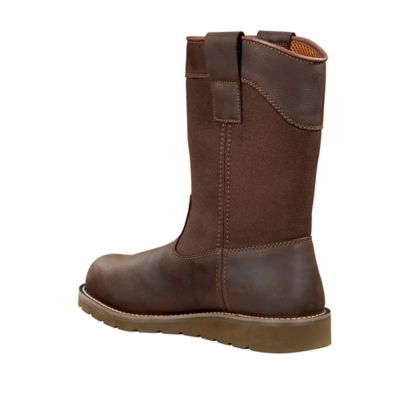 Image showing 7 th Carhartt Men's Waterproof Steel Toe Wellington Wedge Boots, 10 in.