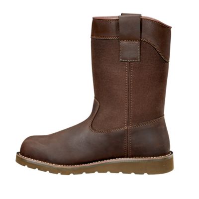 Image showing 6 th Carhartt Men's Waterproof Steel Toe Wellington Wedge Boots, 10 in.