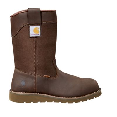 Image showing 4 th Carhartt Men's Waterproof Steel Toe Wellington Wedge Boots, 10 in.