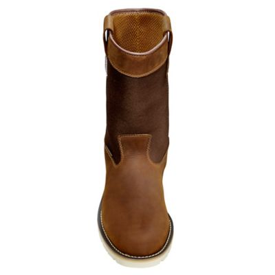 Image showing  Men's Waterproof Steel Toe Wellington Wedge Boots, 10 in.
