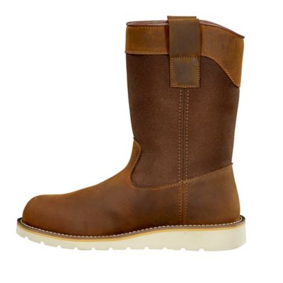 Image showing 6 th Carhartt Men's Waterproof Steel Toe Wellington Wedge Boots, 10 in.