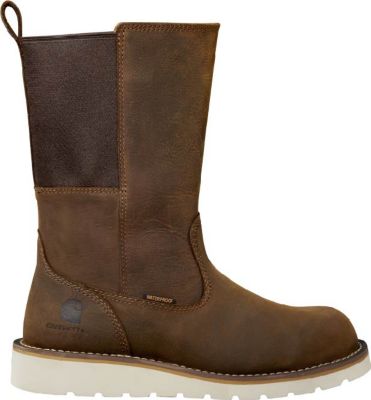 Image showing  Women's Waterproof Steel Toe Wellington Wedge Boots, 10 in.
