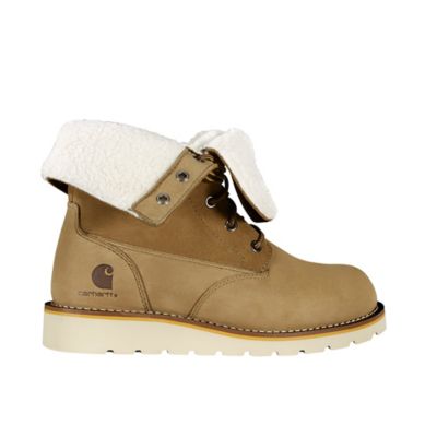 Image showing  Women's Fold-Down Waterproof Insulated Winter Wedge Boots, 8 in.