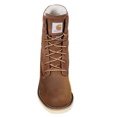 Image showing 7 th Carhartt Women's Fold-Down Waterproof Insulated Winter Wedge Boots, 8 in.