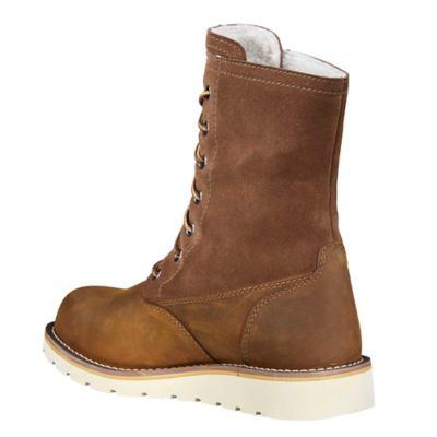 Image showing 8 th Carhartt Women's Fold-Down Waterproof Insulated Winter Wedge Boots, 8 in.