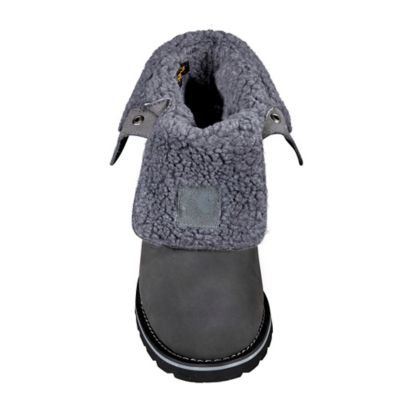 Image showing  Women's Fold-Down Waterproof Insulated Winter Wedge Boots, 8 in.