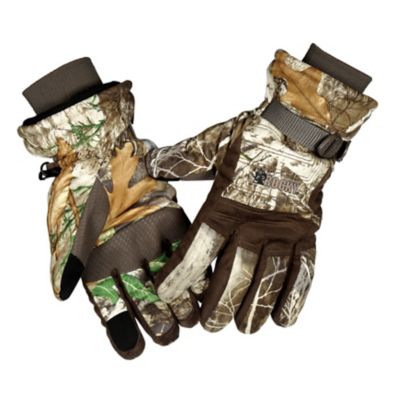 Rocky Men's Microfiber ProHunter 100g Insulated Waterproof Outdoor Winter Gloves, Realtree Edge Camo, 1-Pair