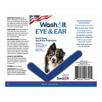 Image showing  Eye and Ear Wash for Pets, 4 oz.