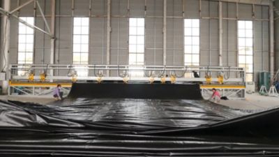 Image showing  Polyethylene Heavy Duty 14 Mil Tarp, Waterproof, UV Resistant, Rip and Tear Proof, 8 x 10, Black, TS-106-8X10