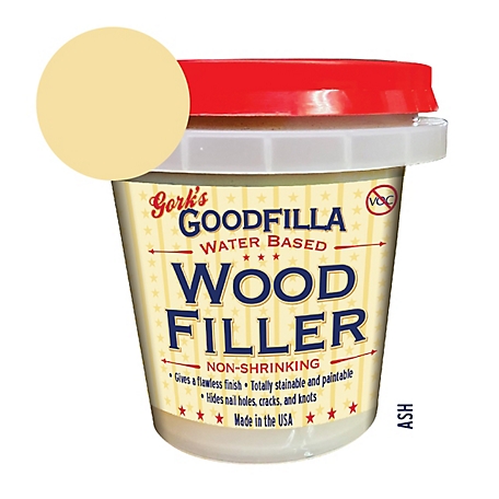 Gork's GoodFilla Ash Water-Based Wood and Grain Filler, 8 oz.