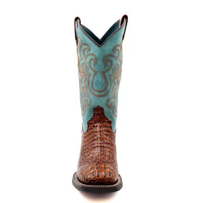 Image showing  Men's Print Caiman Stampede Rubber Sole Boots