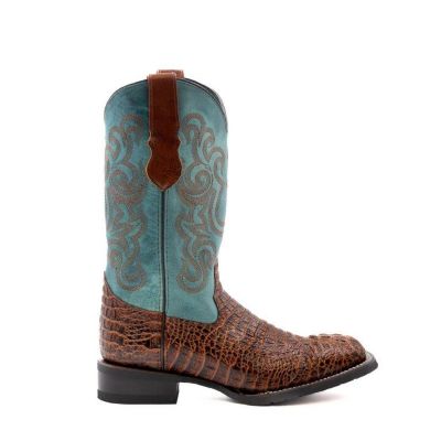 Image showing  Men's Print Caiman Stampede Rubber Sole Boots
