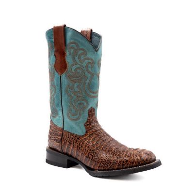 Image showing  Men's Print Caiman Stampede Rubber Sole Boots