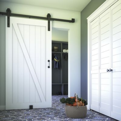 Image showing  Z-Shape Primed Barn Door Slab, 36 in. x 96 in.