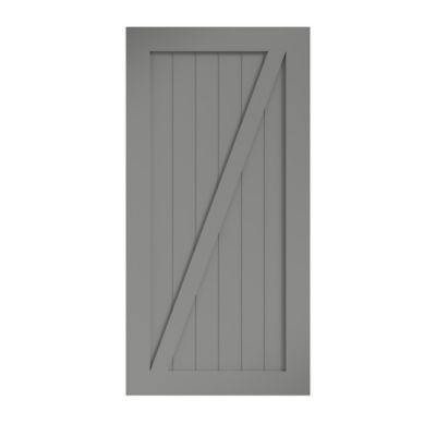 EightDoors Z-Shape Painted Barn Door Slab, 36 in. x 84 in.