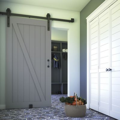 Image showing  Z-Shape Painted Barn Door Slab, 36 in. x 84 in.