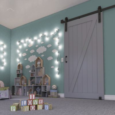 Image showing  Z-Shape Painted Barn Door Slab, 36 in. x 96 in.