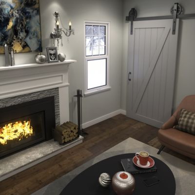 Image showing  Z-Shape Painted Barn Door Slab, 36 in. x 96 in.