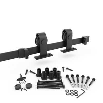 EightDoors 96 in. Top Mount Barn Door Hardware Kit