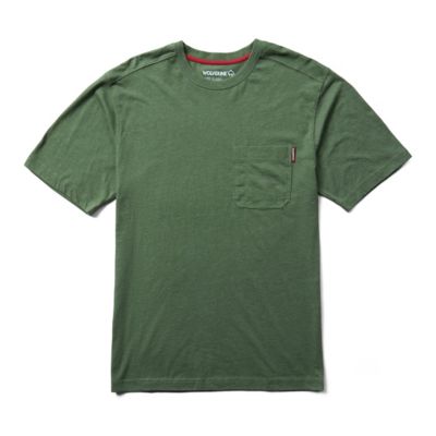 wolverine men's pocket t shirt