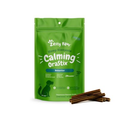 Image showing  Hemp Elem OraStix Calming Treats for Dogs, Peppermint Flavor, 12 oz.