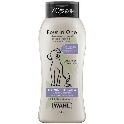 Wahl 4-in-1 Calming Formula Dog Shampoo and Conditioner Concentrate