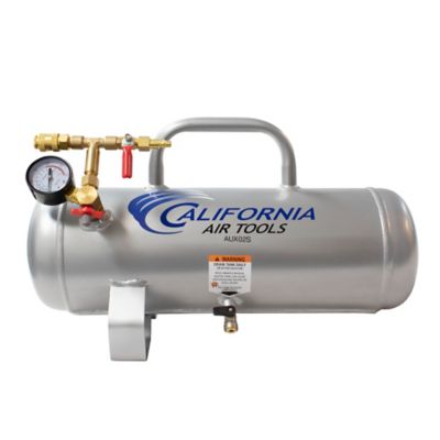 Image showing 5 th California Air Tools AUX02S Portable 2 Gallon Steel Air Tank