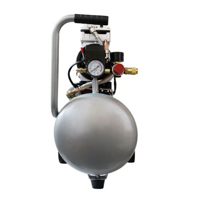 Image showing 5 th California Air Tools 8010ALFC Ultra Quiet & Oil-Free 1.0 Hp 8.0 Gal. Aluminum Tank Air Compressor
