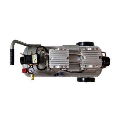 Image showing 6 th California Air Tools 8010ALFC Ultra Quiet & Oil-Free 1.0 Hp 8.0 Gal. Aluminum Tank Air Compressor