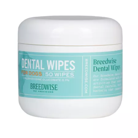 Breedwise Pet Dental Wipes Dog Dental Supplements