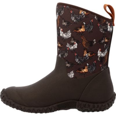 Image showing  Women's Muckster II Chicken Print Mid Waterproof Boots