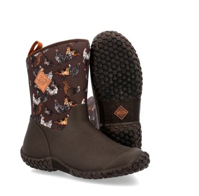 Image showing 8 th Muck Boot Company Women's Muckster II Chicken Print Mid Waterproof Boots