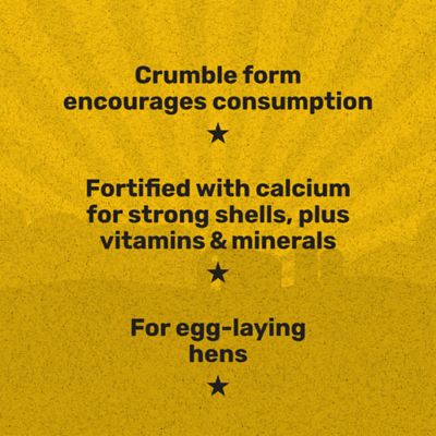 Image showing  16% Layer Crumble Chicken Feed, 50 lb. Bag