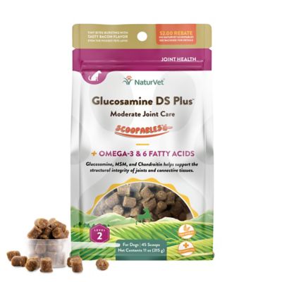 NaturVet Scoopables Glucosamine DS Plus Level 2 Moderate Joint Care