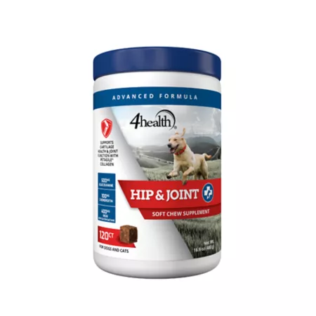 4health Advanced Formula Soft Chewable Hip and Joint Supplement for Dogs and Cats 120 ct Dog Hip & Joint Care