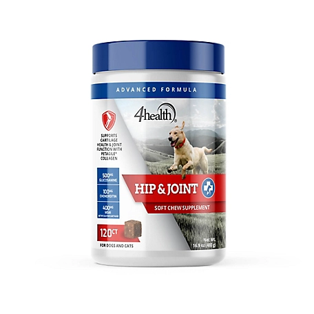 4health Advanced Formula Soft Chew Hip and Joint Supplement for Dogs and Cats