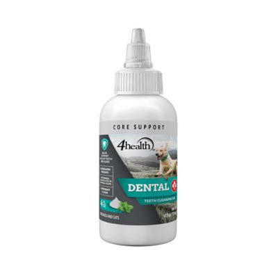 4health Peppermint Flavor Dental Teeth Cleaning Gel for Cats and Dogs, 4 oz.