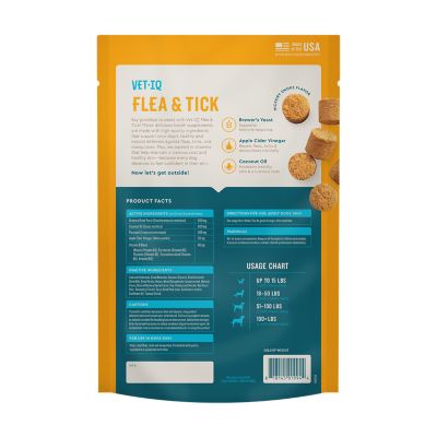 Image showing  Soft Chewable Flea and Tick Supplements for Dogs, Hickory Smoke Flavor, 9.5 oz., 60 ct.