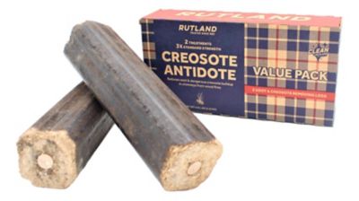 Rutland Creosote Antidote, 2-Pack Creosote Sweeping Log, 2.45 lbs Each