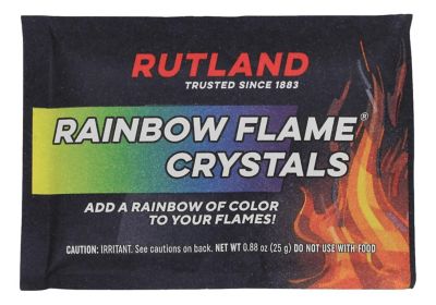 Image showing  Rainbow Flame Crystals Toss-In Packets, Multi-Colored Fire
