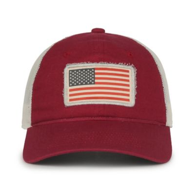 Outdoor Cap Men's Woven American Flag Patch Cap