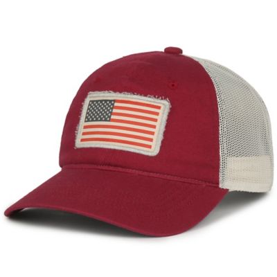 Image showing  Men's Woven American Flag Patch Cap